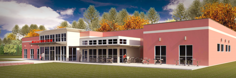 Crossroads Church Exterior Rendering