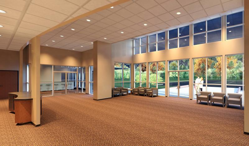 Crossroads Church Interior Rendering